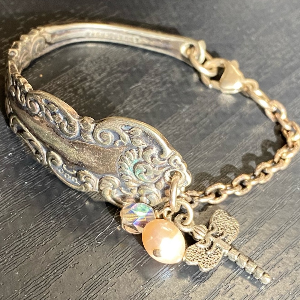 Antique-looking Spoon Bracelet